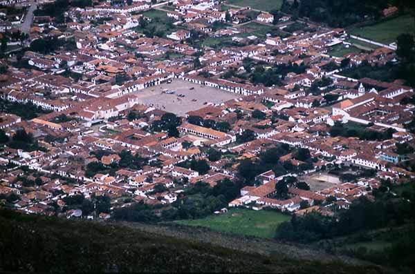 Casco urbano del municipio de Villa de Leyva
